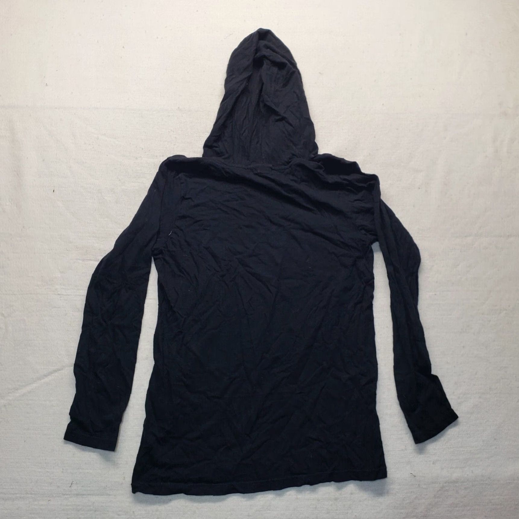 Vintage Hearts on Fire Hoodie Sweater Unisex Adults S Gray Lightweight Cotton Small 90s? Size US S / EU 44-46 / 1 - 7 Thumbnail