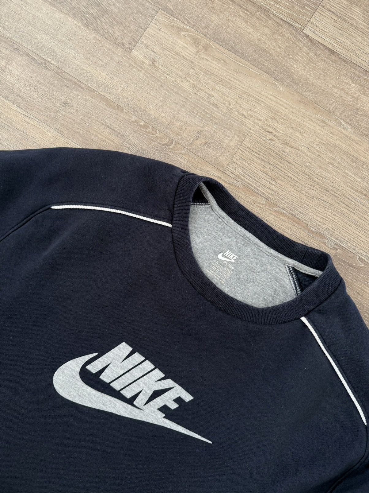 Nike Vintage Nike 00s Track Big Logo Sweatshirt Drill Jacket Size US XL / EU 56 / 4 - 11 Thumbnail