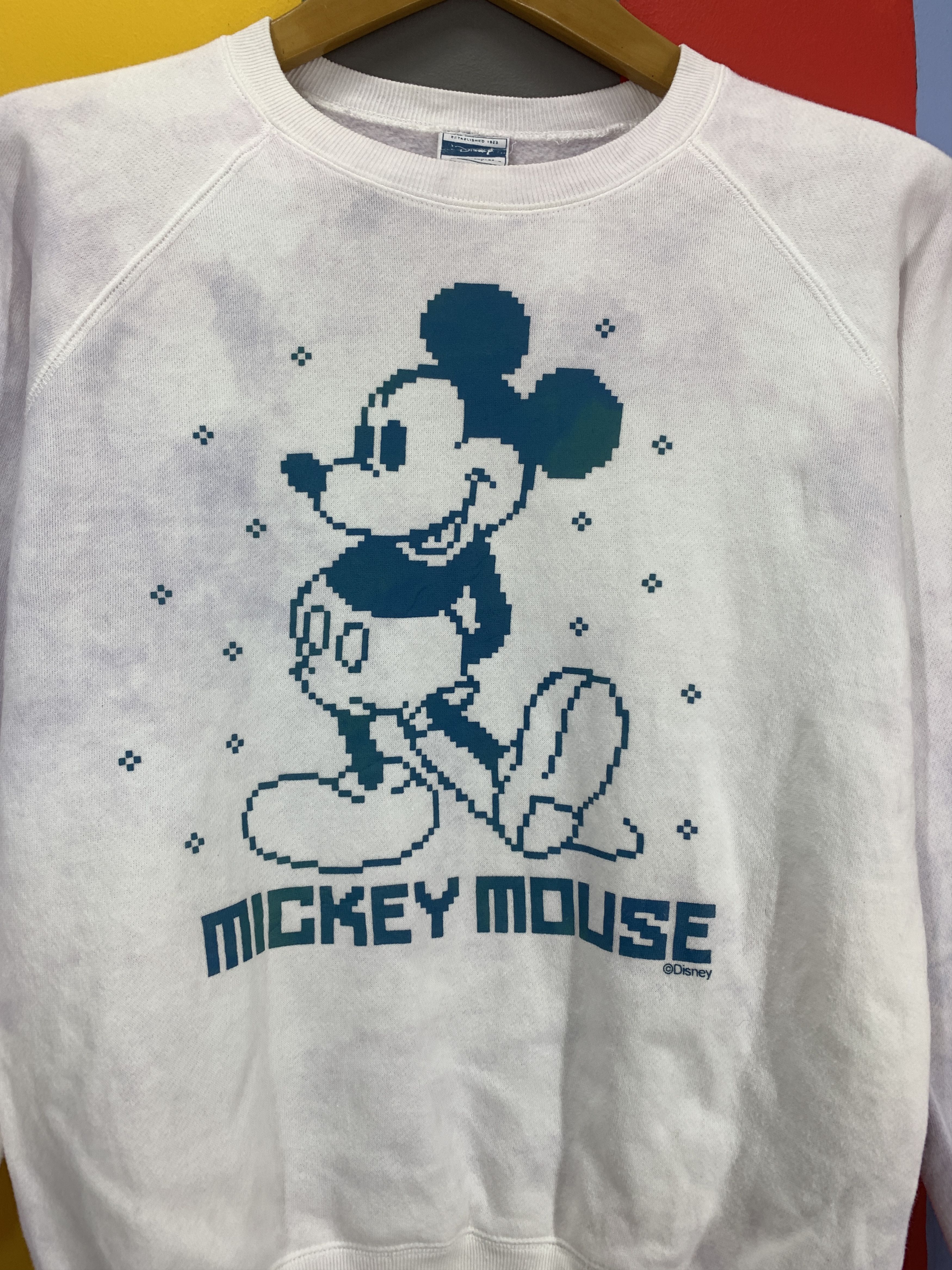 Disney Vintage MICKEY MOUSE Crew Neck Sweatshirt #2143/18 Size US S / EU 44-46 / 1 - 2 Thumbnail