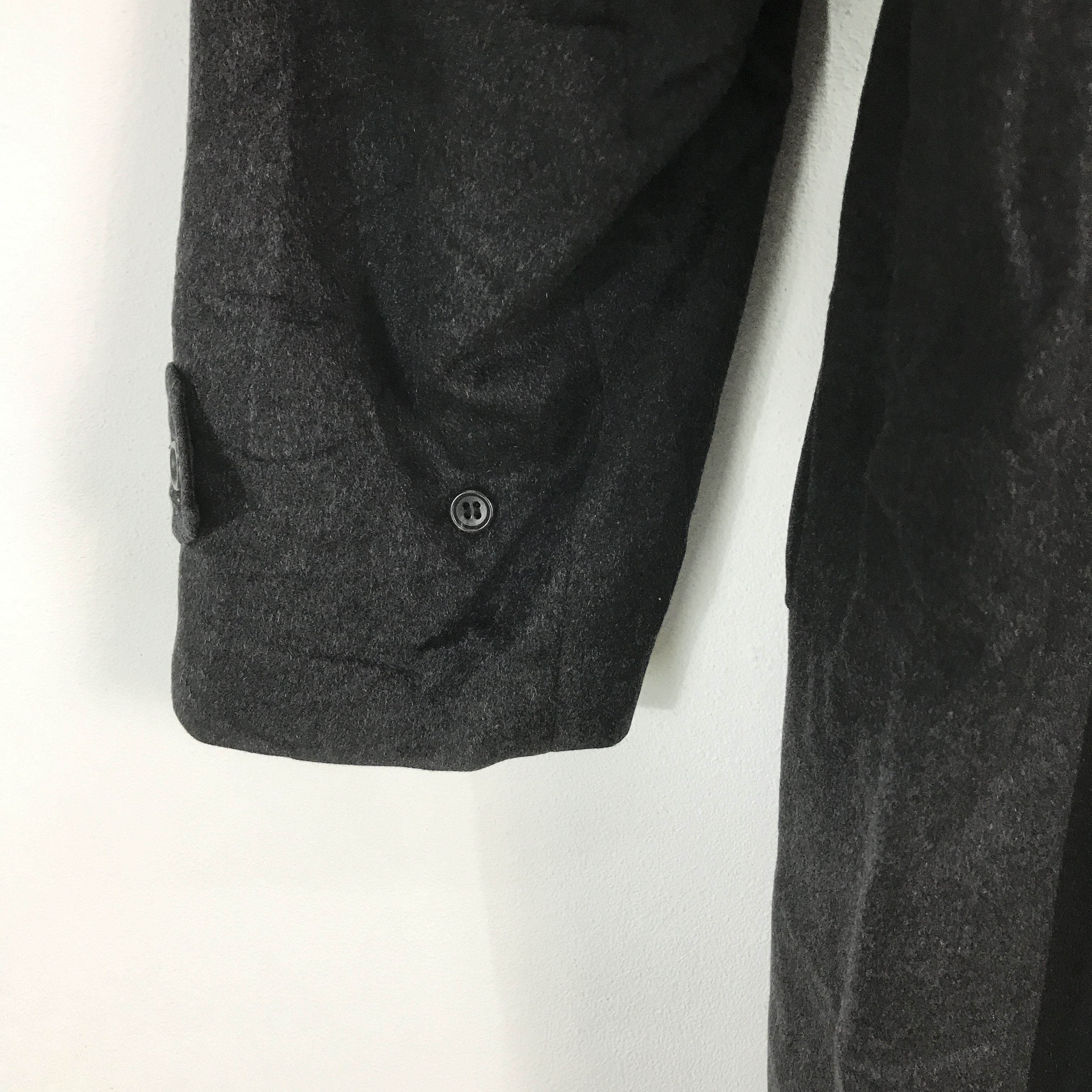 Pierre Balmain × Vintage pierre balmain paris Wool button Long coat jacket Size US L / EU 52-54 / 3 - 7 Thumbnail