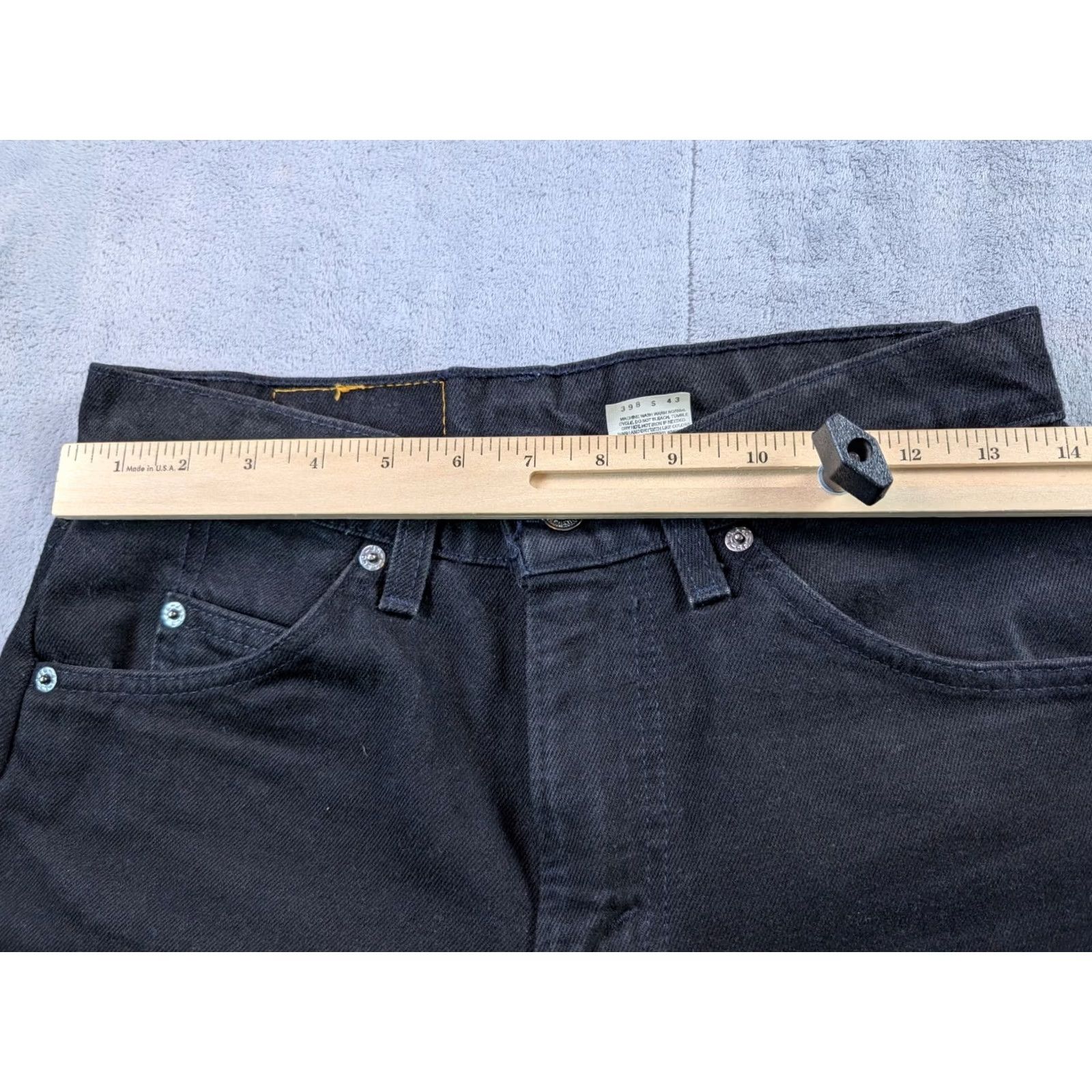 Levi's VINTAGE Levi's 550 Jeans Black Mens 29x34 Relaxed Fit USA Jeans Mens 29 Black Levi's 550 Hip Hop USA Vintage Size US 29 - 2 Thumbnail