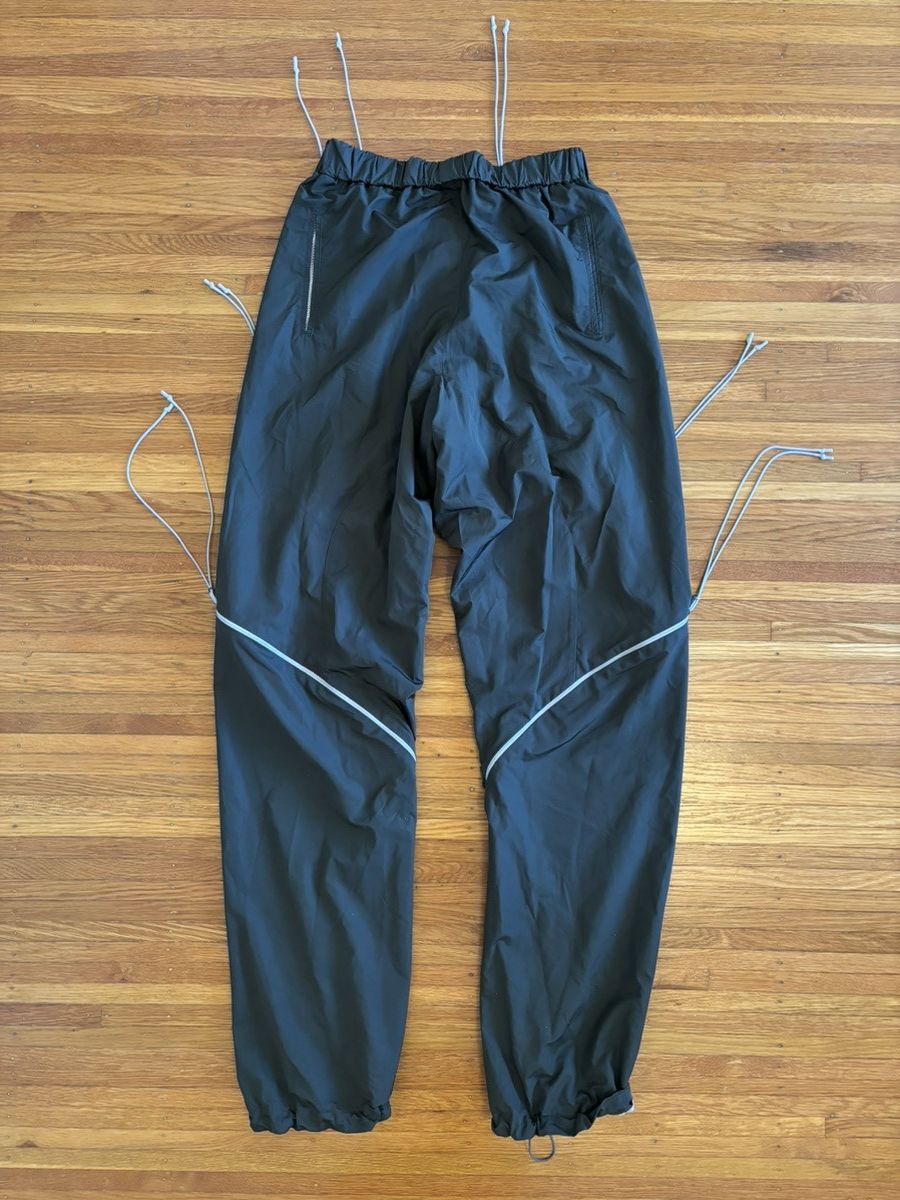 Saul Nash Saul Nash Green Hybrid Ventilation Track Pants Size US 30 / EU 46 - 2 Thumbnail