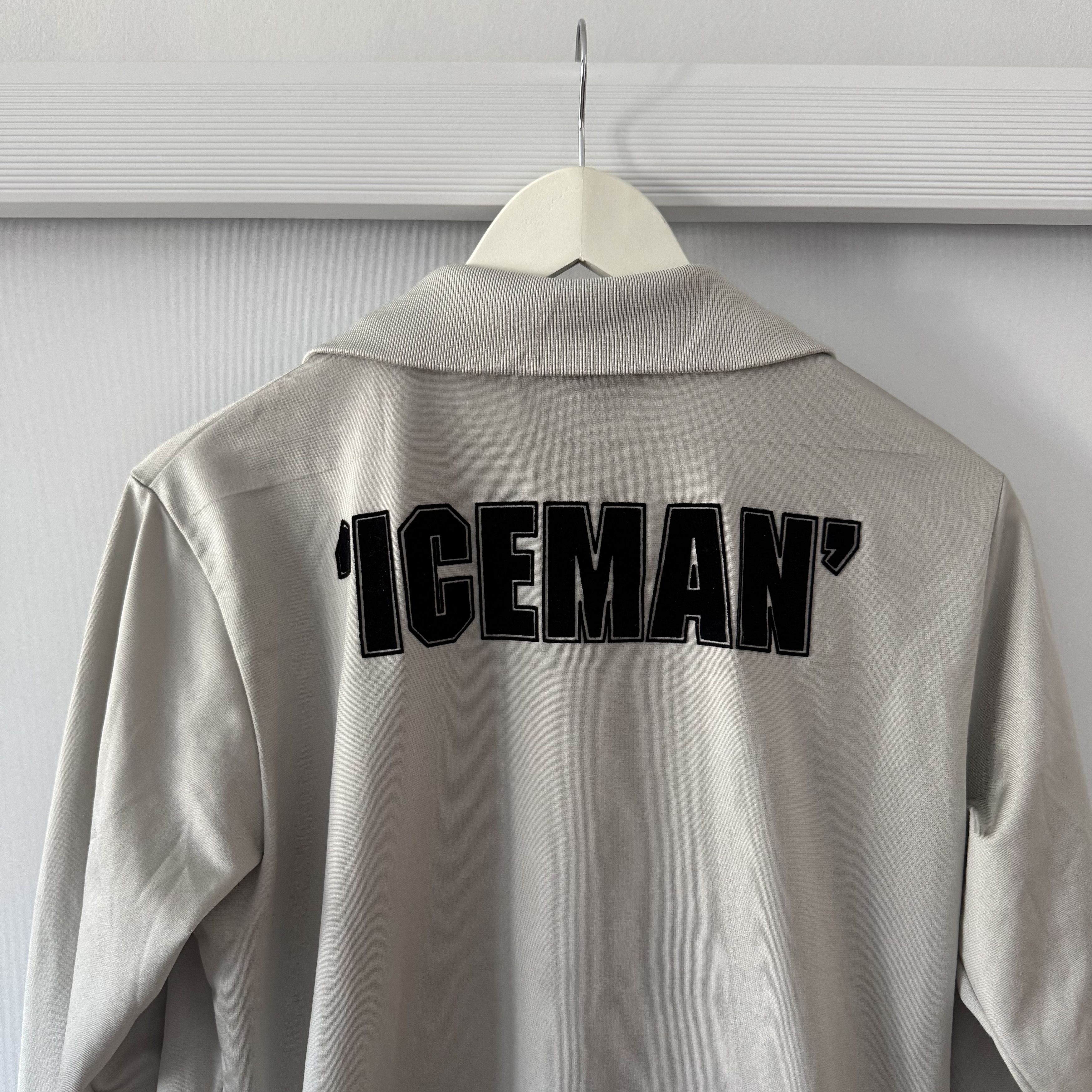 Nike Men's Nike x ICE Iceman Vintage Gray Track Jacket Size M Size US M / EU 48-50 / 2 - 6 Thumbnail