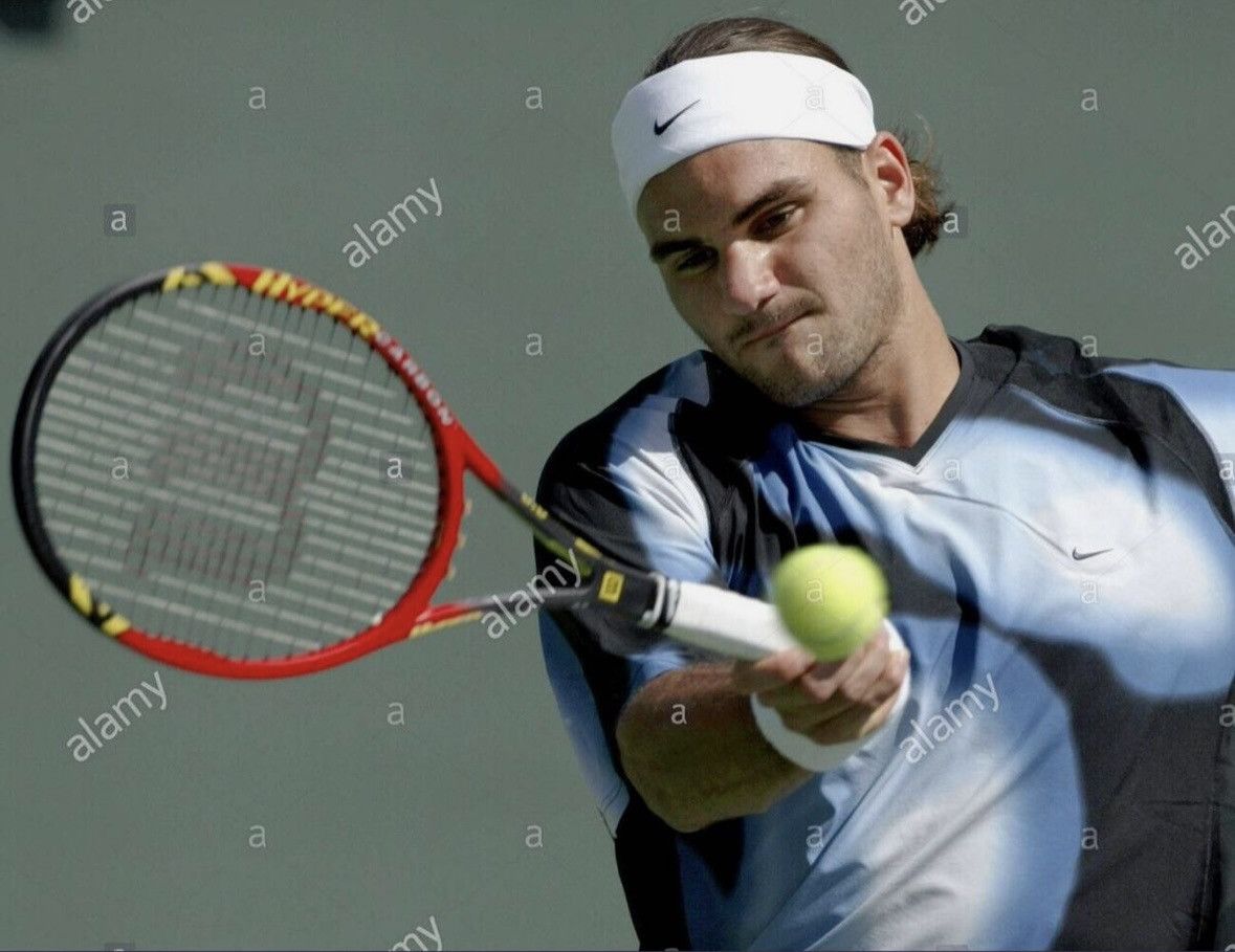 Nike RARE Roger Federer Nike RF 2003 Dubai Australian Open Tennis Cup Jersey T Shirt Size US L / EU 52-54 / 3 - 3 Thumbnail