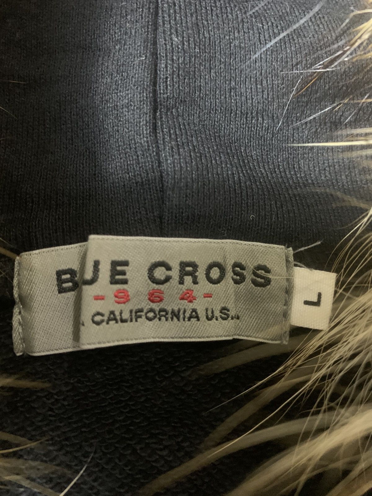 Japanese Brand Japanese Fur Bluecross Skating ziphoodie Size US M / EU 48-50 / 2 - 7 Thumbnail