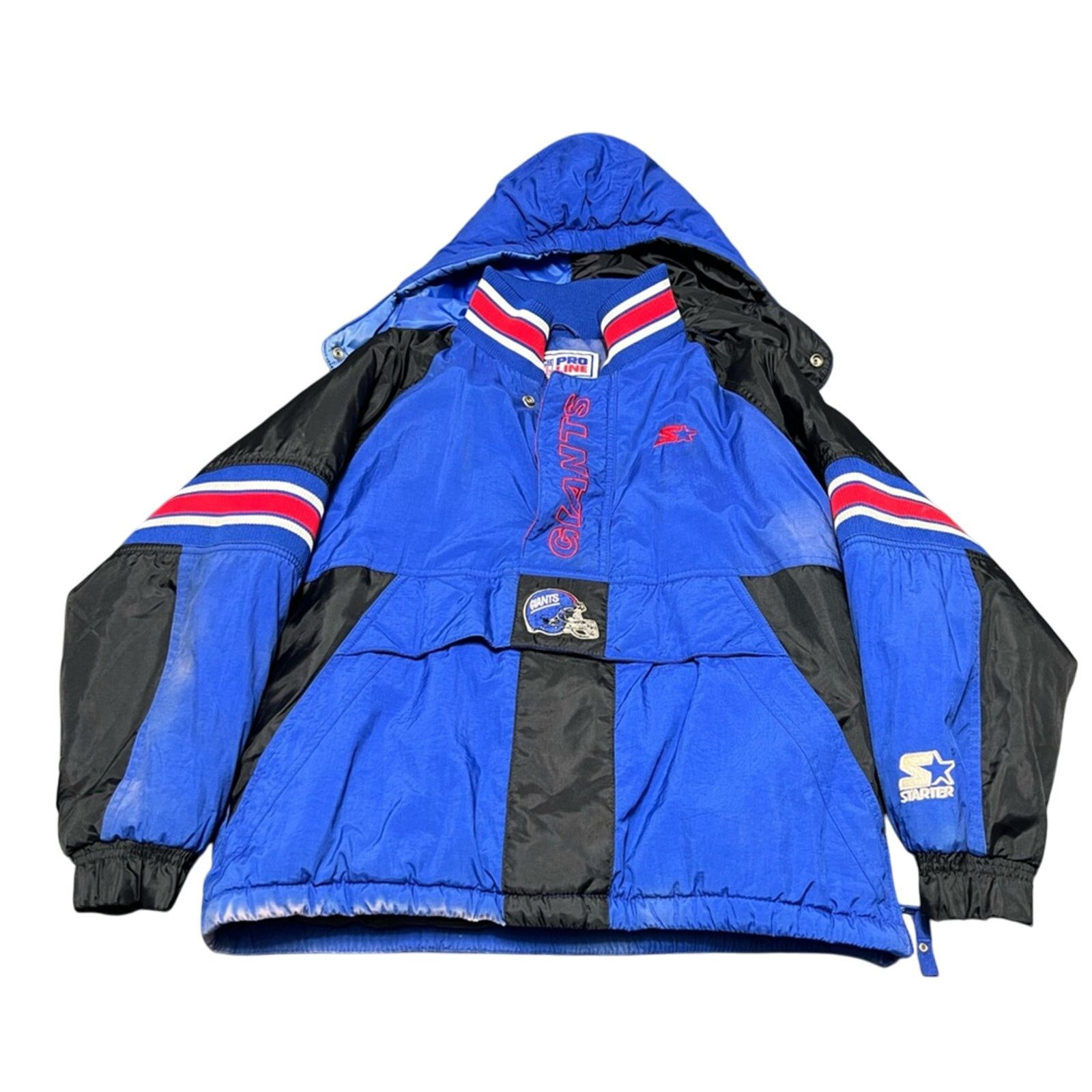 Starter Vintage Starter New York Giants Half Zip Jacket Proline NFL Size US M / EU 48-50 / 2 - 1 Thumbnail