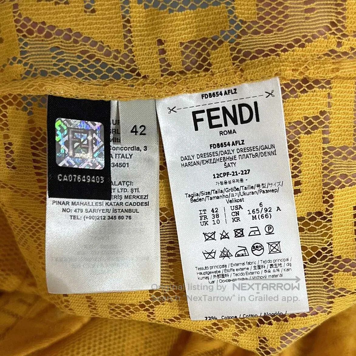 Fendi Fendi Capsule Series Embossed Logo Cardigan. Size US XS / EU 42 / 0 - 5 Thumbnail