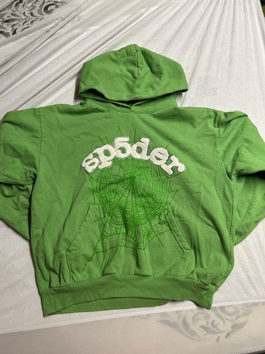 Spider Worldwide Slime green Sp5der hoodie | Grailed