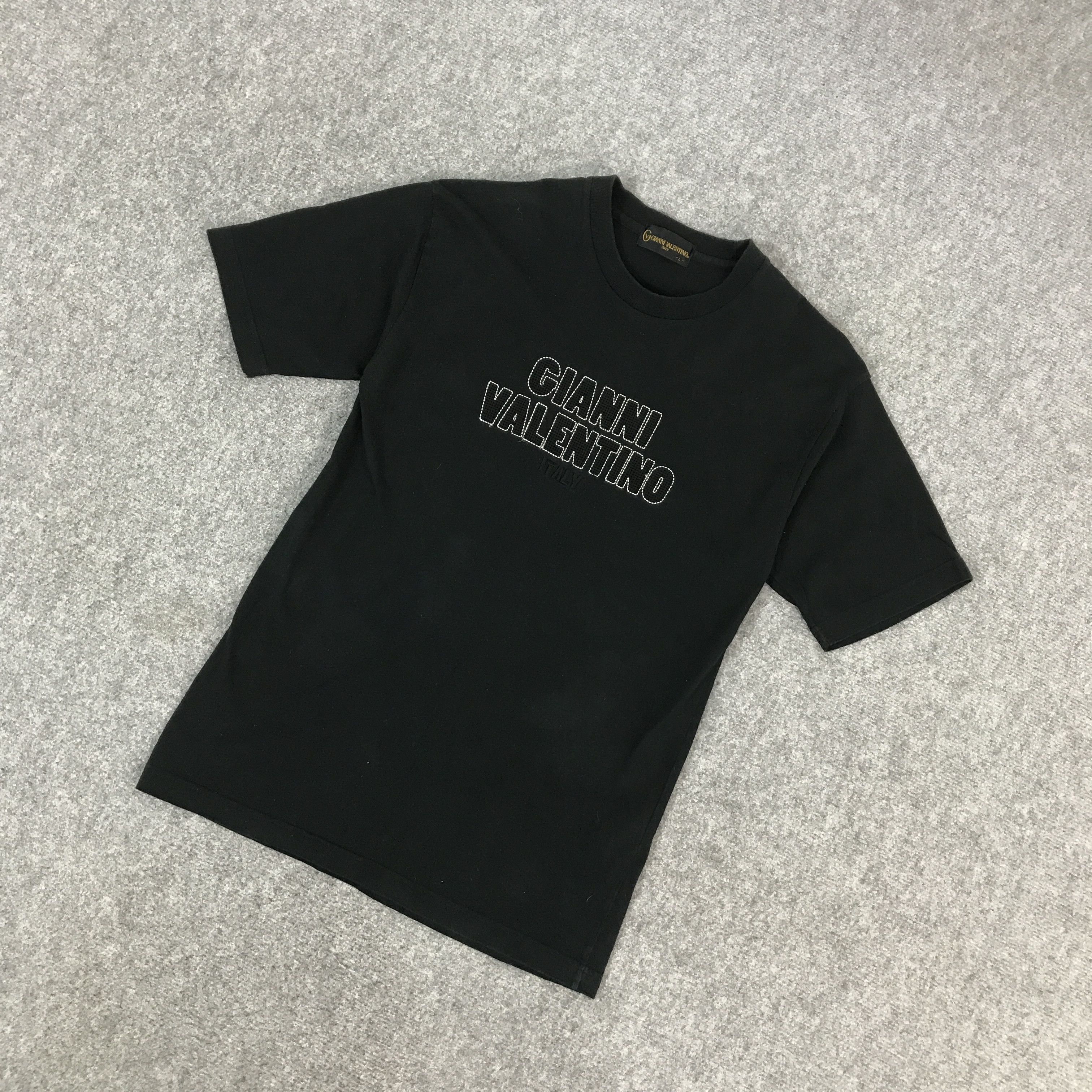 Gianni Valentino GIANNI VALENTINO EMBROIDERY LOGO TSHIRTS Size US L / EU 52-54 / 3 - 5 Thumbnail