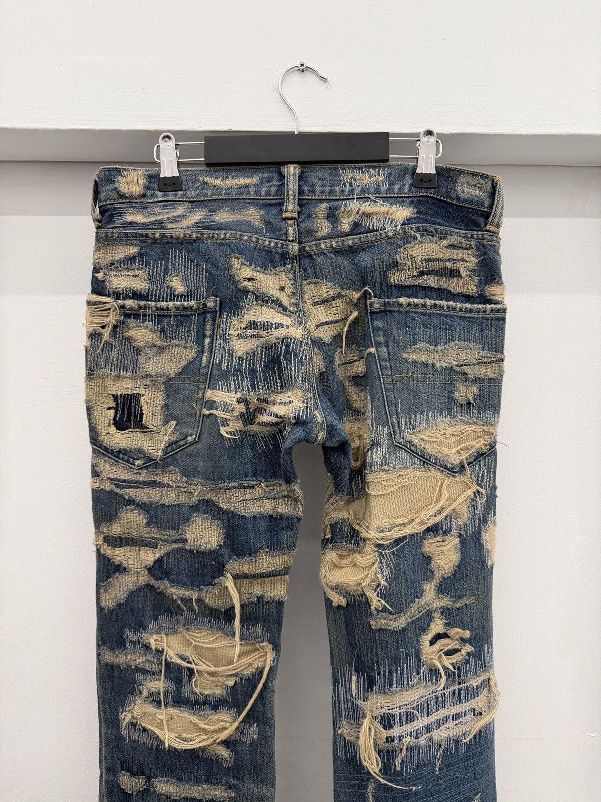 Undercover AW05 85 ARTS AND CRAFT DENIM JEANS Size US 32 / EU 48 - 6 Thumbnail