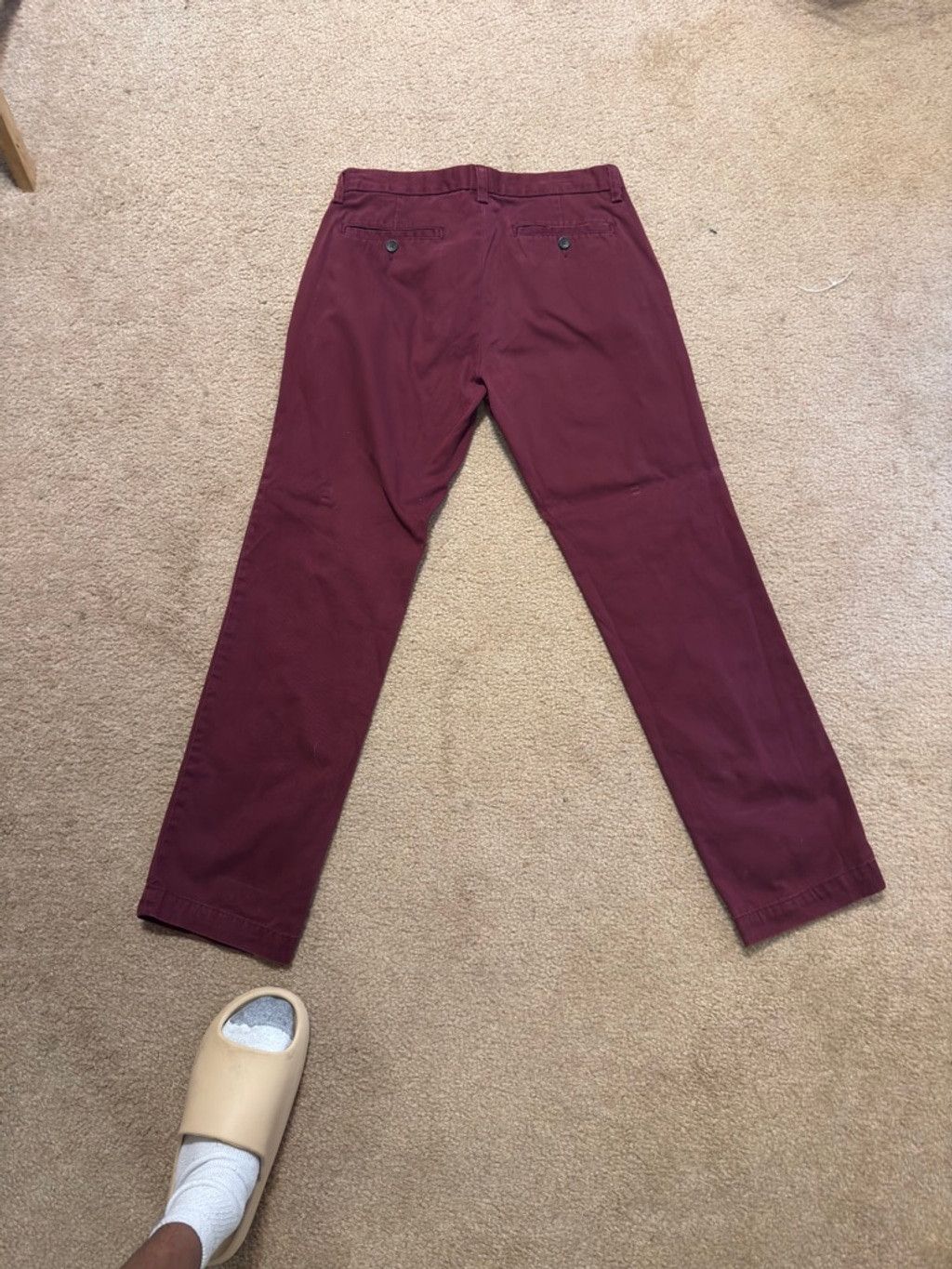 Banana Republic Burgundy Red Banana Republic Chino 30x30 Size US 30 / EU 46 - 3 Thumbnail