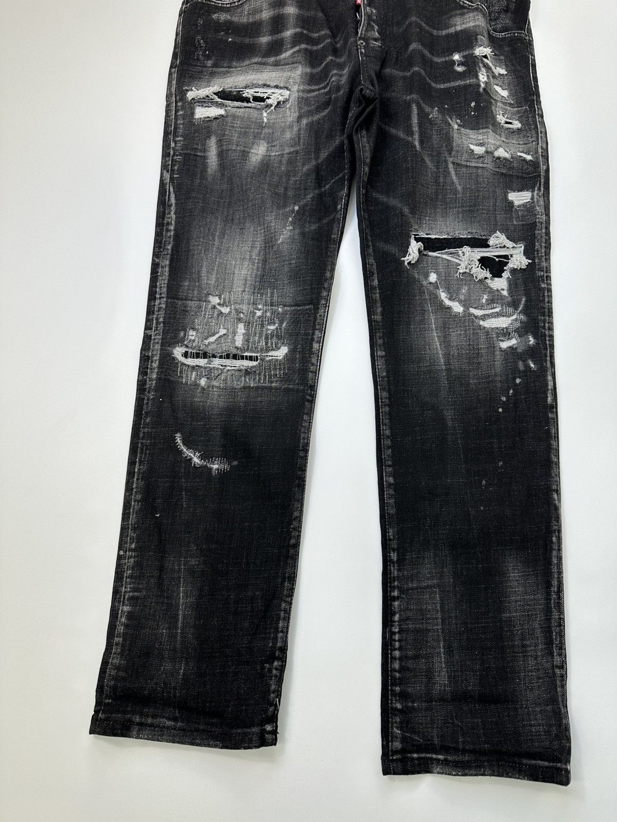 Dsquared2 Dsquared Dark Denim Jeans 54 IT Size Distressed Size US 35 - 6 Thumbnail