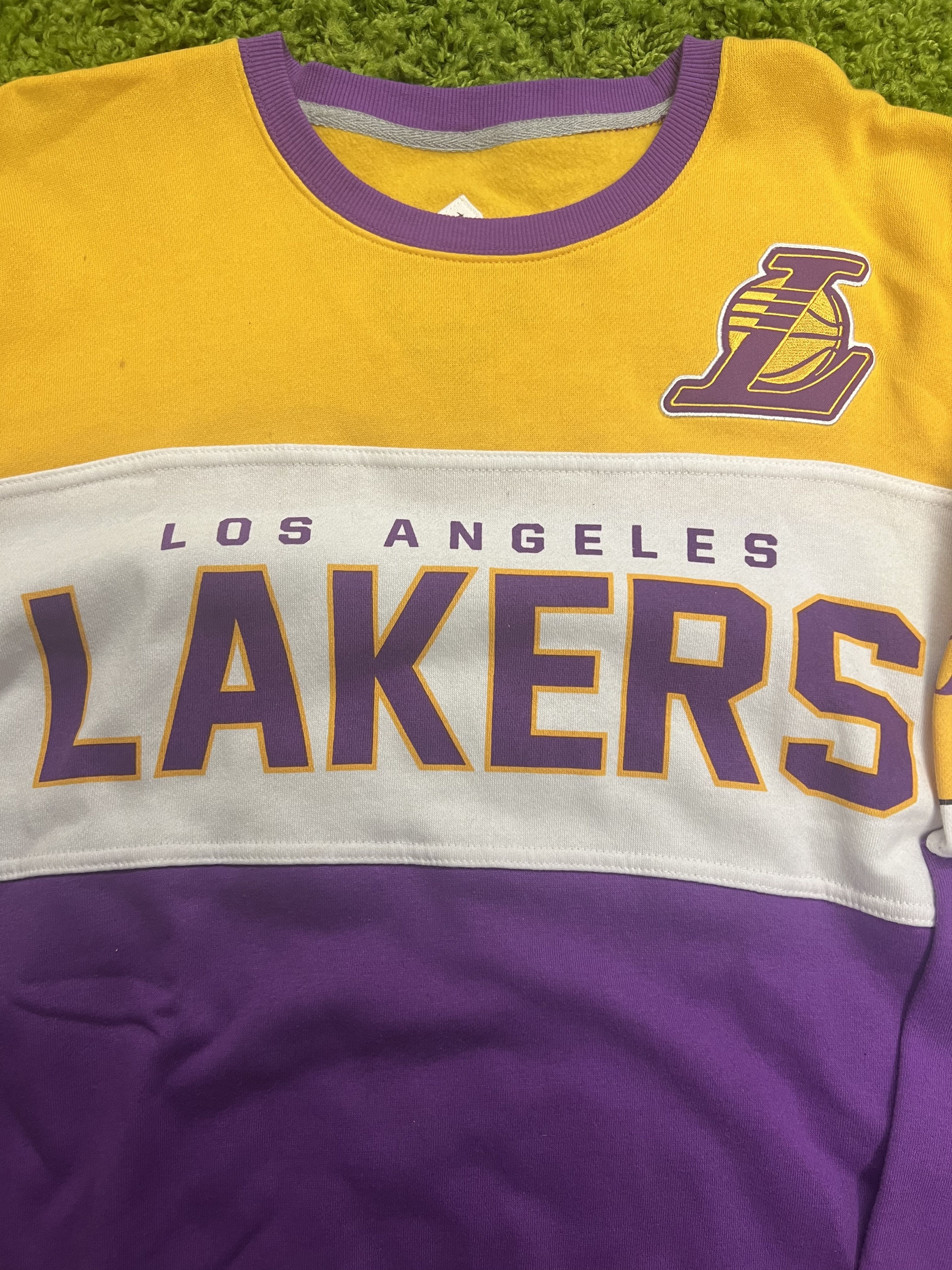 G-III × NBA × Vintage Lakers 3 Four GIII Sports Sweater Crewneck Size US XXL / EU 58 / 5 - 2 Thumbnail