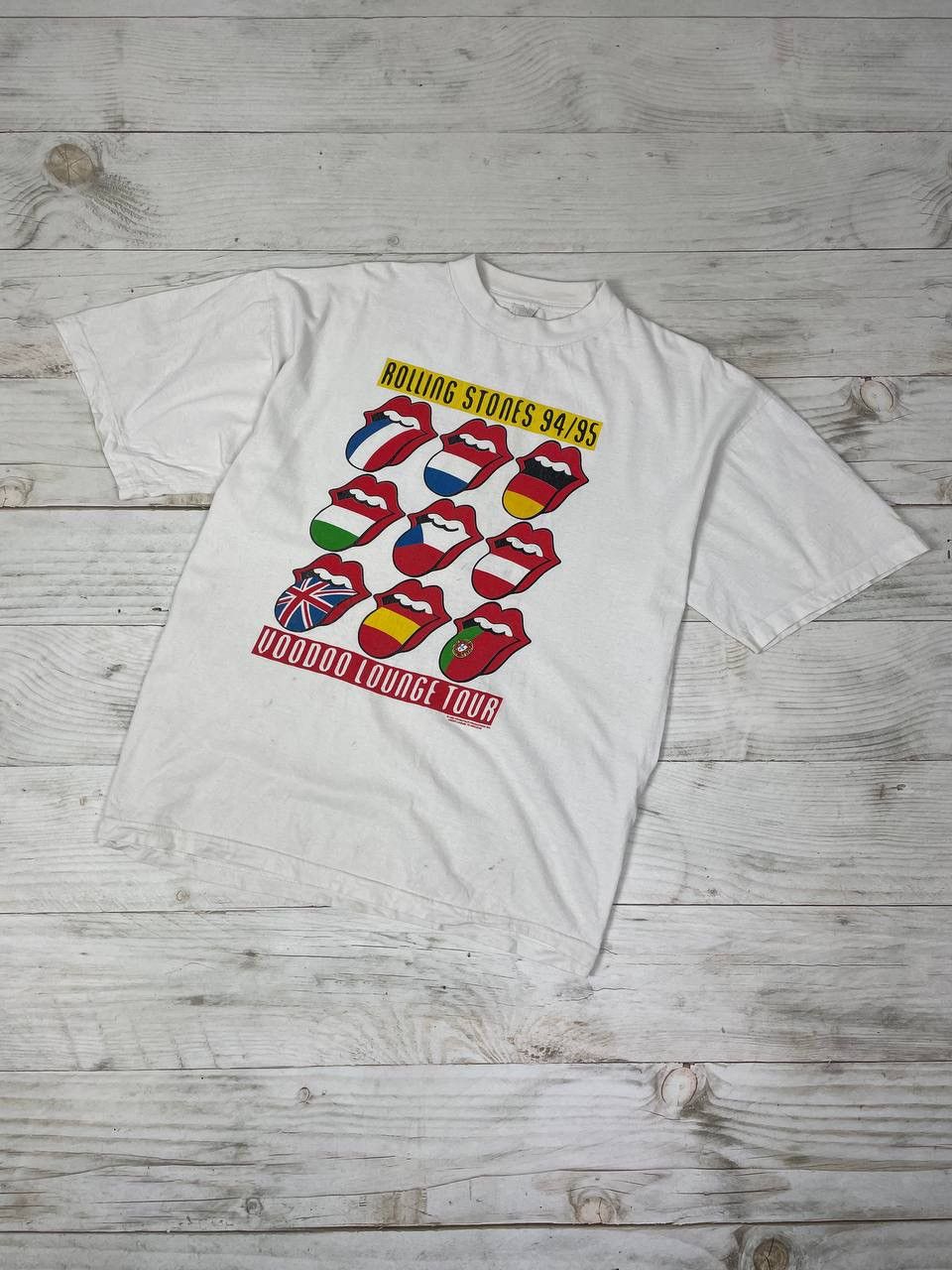 Band Tees Rolling Stones Voodoo Lounge Tour 1994 1995 T-Shirt Size US XL / EU 56 / 4 - 2 Thumbnail