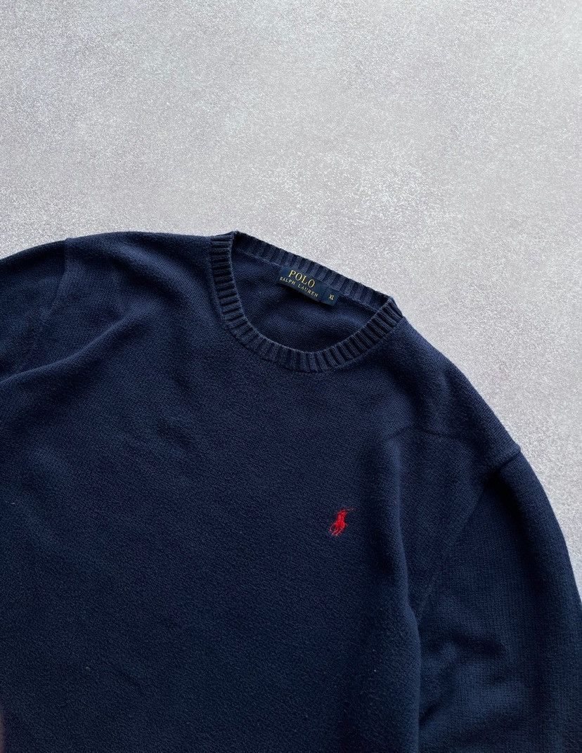 Polo Ralph Lauren × Vintage Vintage Polo Ralph Lauren Heavy Knit Sweater Y2K XL Size US XL / EU 56 / 4 - 2 Thumbnail