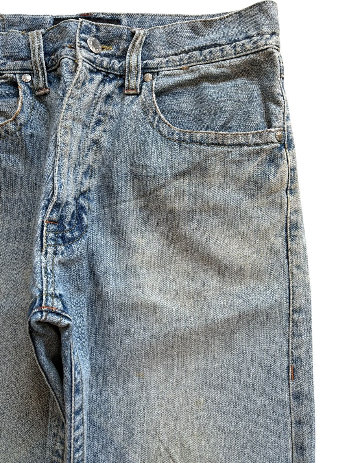 Dogtown × JNCO × Japanese Brand Vintage Zippo Mud Wash Distressed Ripped Baggy Jean Shorts Size US 31 - 6 Thumbnail