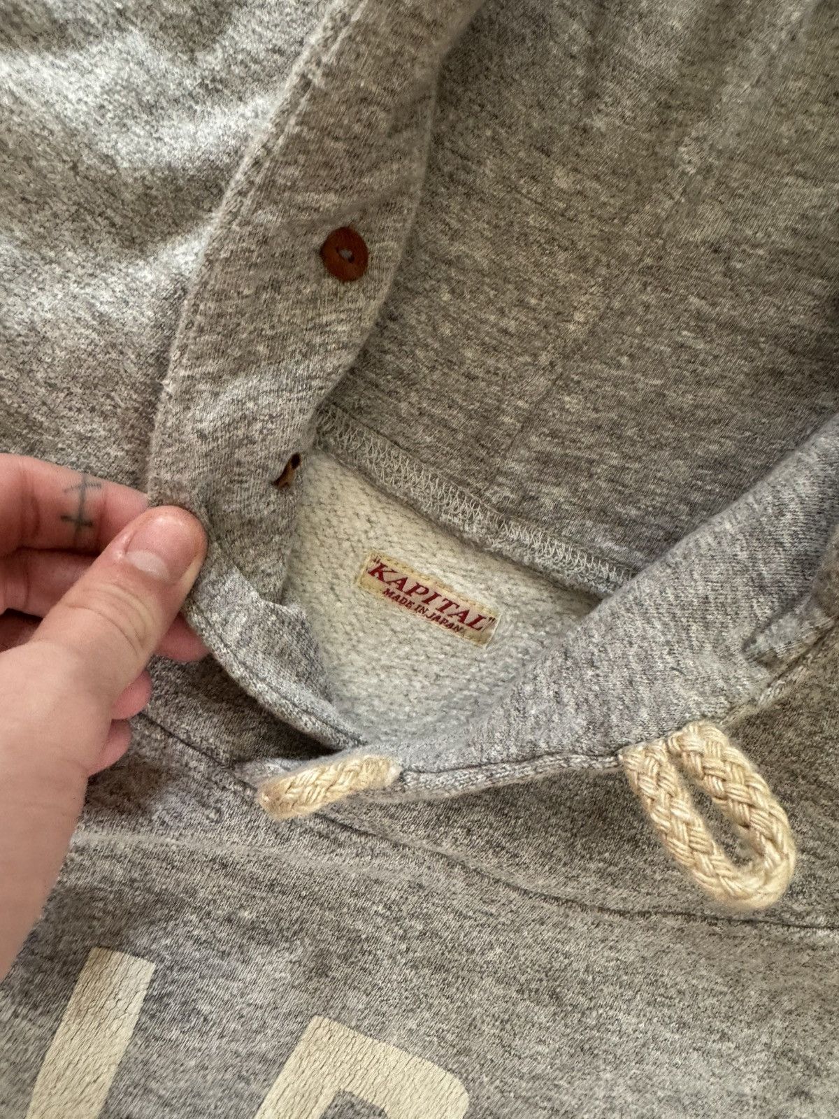 Kapital Kapital surf hoodie grey Size US M / EU 48-50 / 2 - 5 Thumbnail