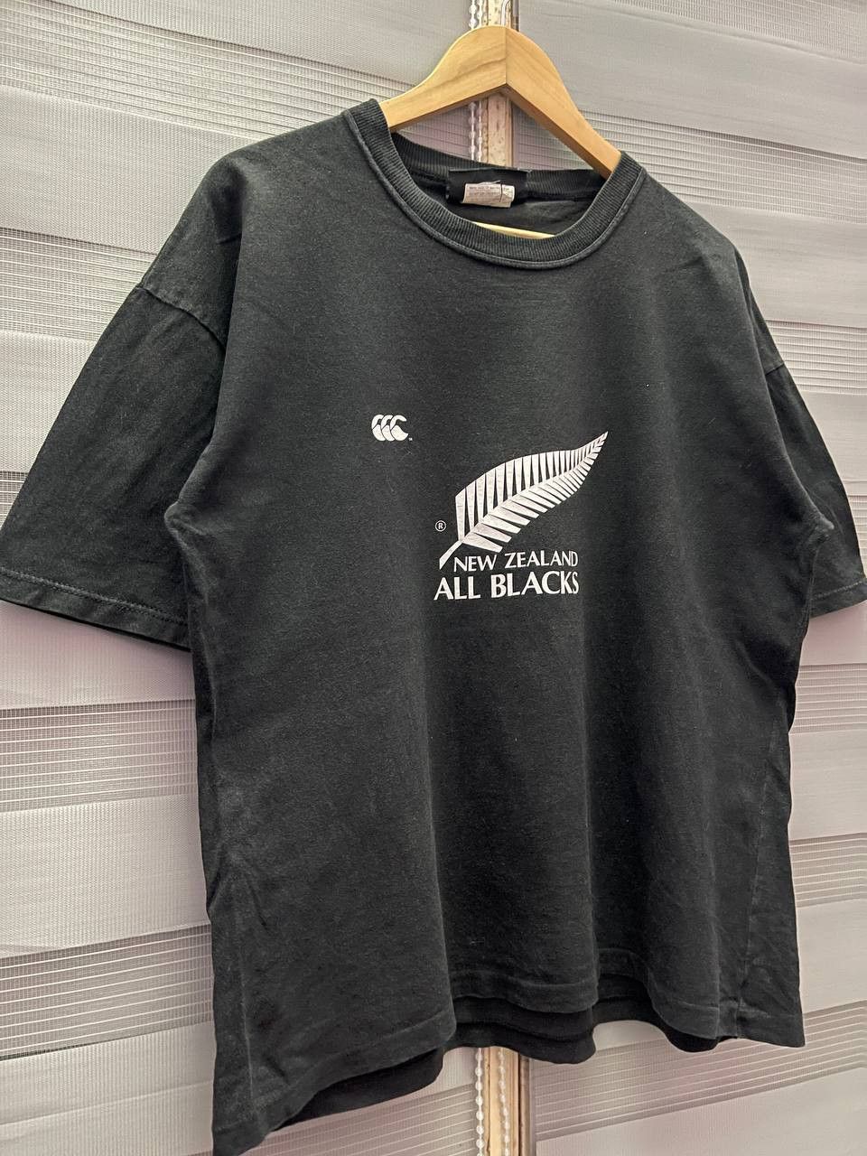 Canterbury of New Zealand Vintage 90s All Blacks of New Zealand Rugby Tees Size US L / EU 52-54 / 3 - 2 Thumbnail