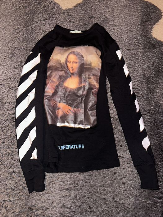 off white mona lisa temperature tee