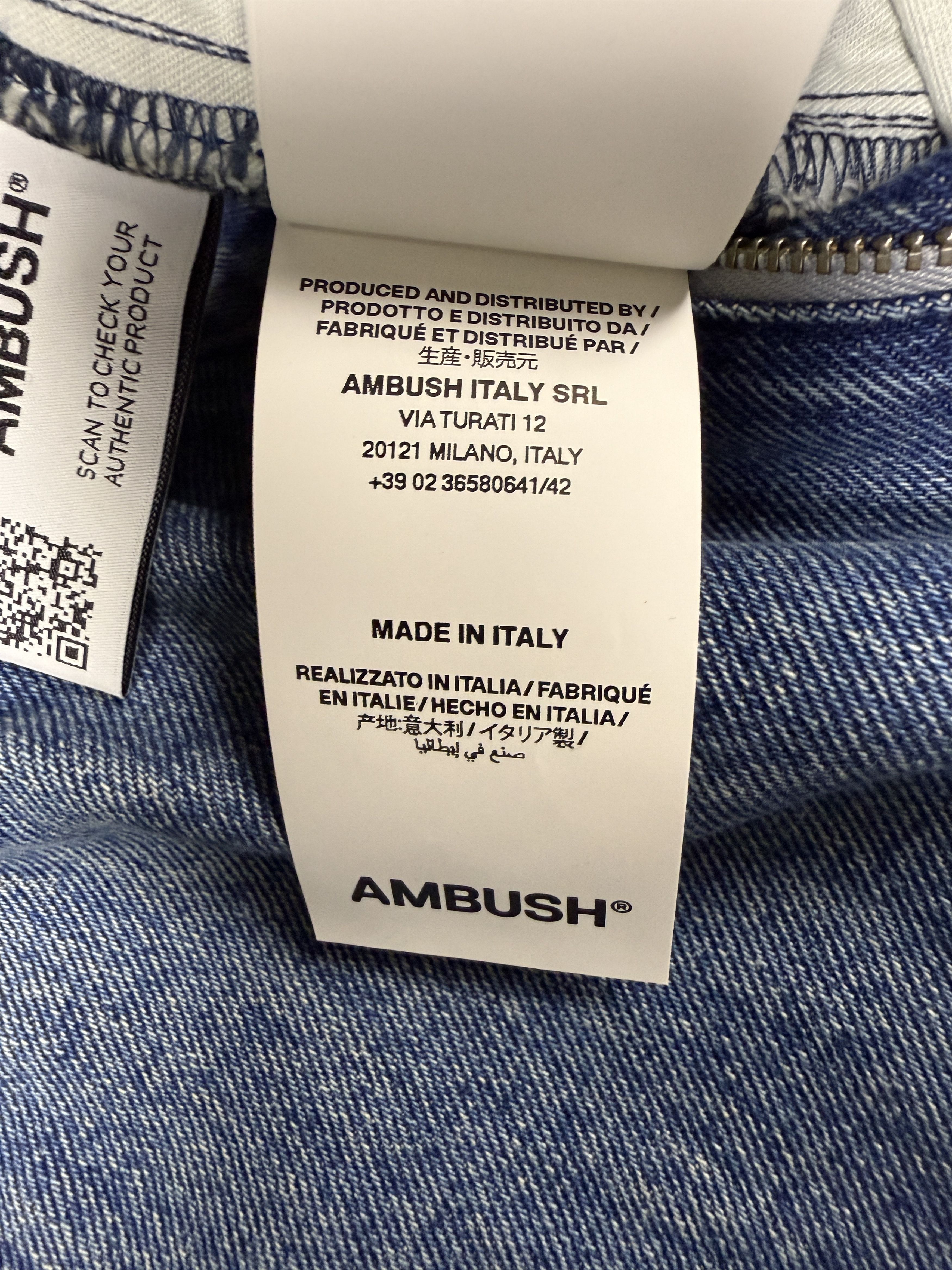 Ambush Design $675 Ambush Denim Baggy Jeans Size 26" / US 2 / IT 38 - 16 Thumbnail