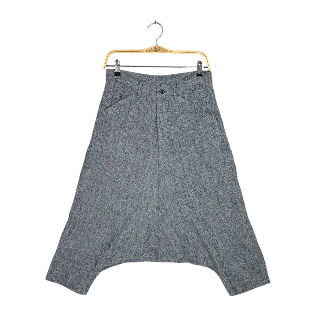 Yohji Yamamoto Yohji Yamamoto Wool Tweed Harem Crotch Pants Unisex Size US 31 - 1 Thumbnail