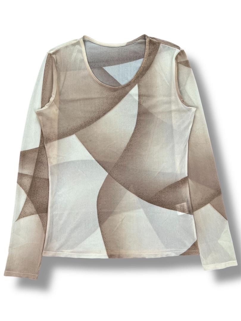 Issey Miyake Issey Miyake SS21 Abstract Mesh Nylon Sheer Beige Size M / US 6-8 / IT 42-44 - 1 Thumbnail