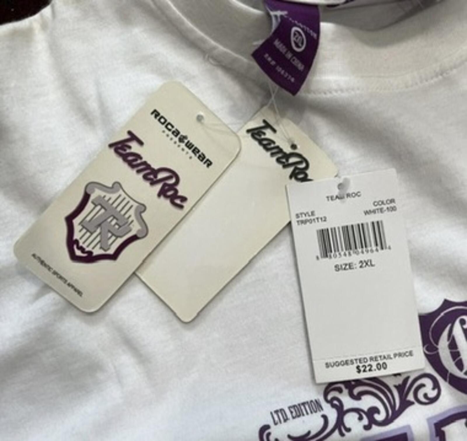 Rocawear Rocawear Team Roc Cam'Ron White Graphic T-Shirt 2XL Size US XXL / EU 58 / 5 - 3 Thumbnail