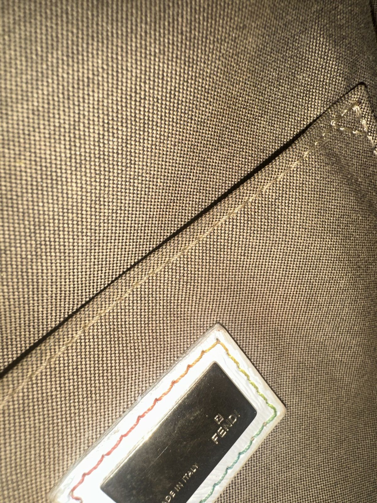 Fendi Zucca Coated Canvas And Leather Spalmati Forever Boston Bag Size ONE SIZE - 8 Thumbnail