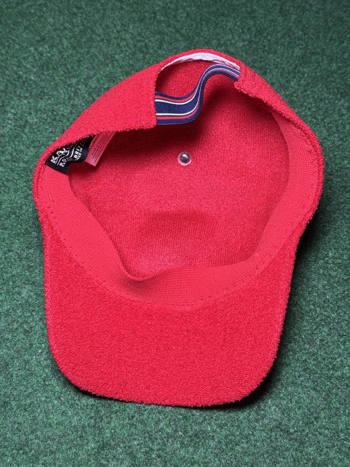 Kangol Vintage Y2K Kangol Bermurda Hip Hop Elastic Red Hat Size ONE SIZE - 5 Thumbnail