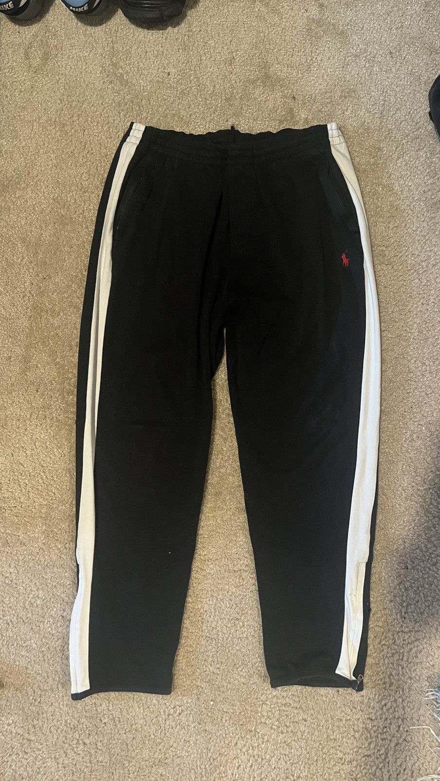 Polo Ralph Lauren Striped Polo RL Sweats Size US 34 / EU 50 - 1 Thumbnail