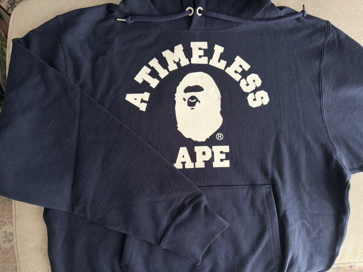 Bape x Jjjjound relaxed classic college pullover hoodie