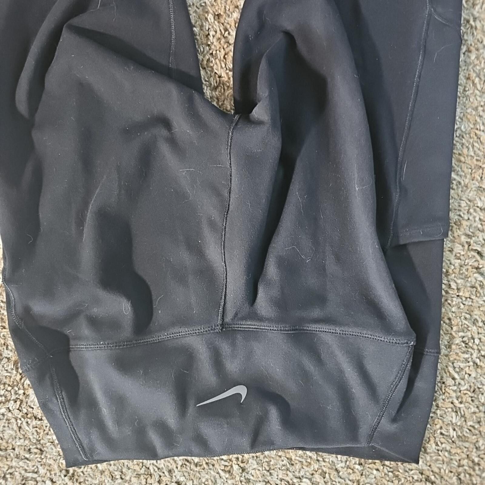 Nike Nike One Dri-Fit Leggings Small Black Size 28" / US 6 / IT 42 - 7 Thumbnail