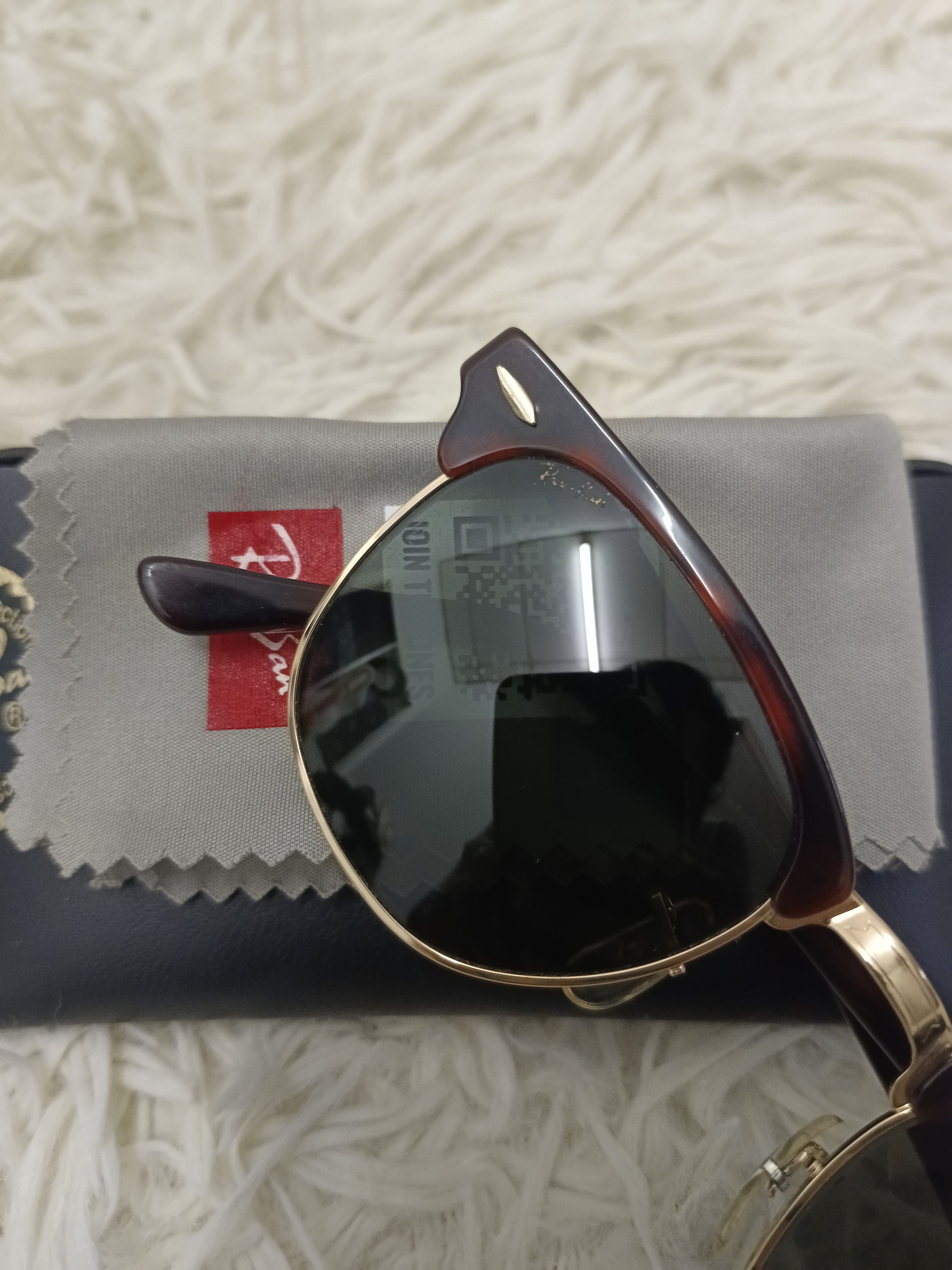 RayBan BRUCE WILLIS RAYBAN CLUBMASTER 80s Size ONE SIZE - 4 Thumbnail