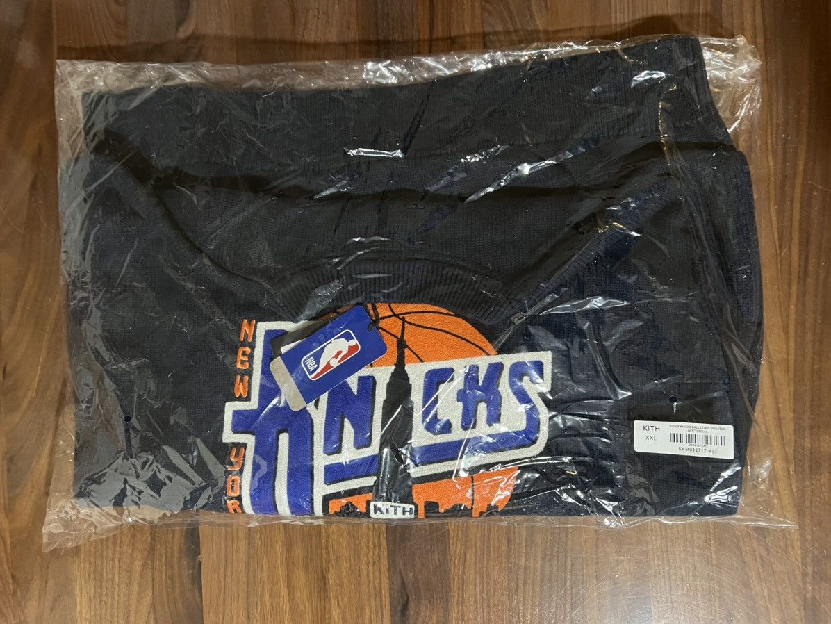 Kith Kith for NY Knicks Ball Lewis Sweater Nocturnal Size XXL Size US XXL / EU 58 / 5 - 7 Thumbnail