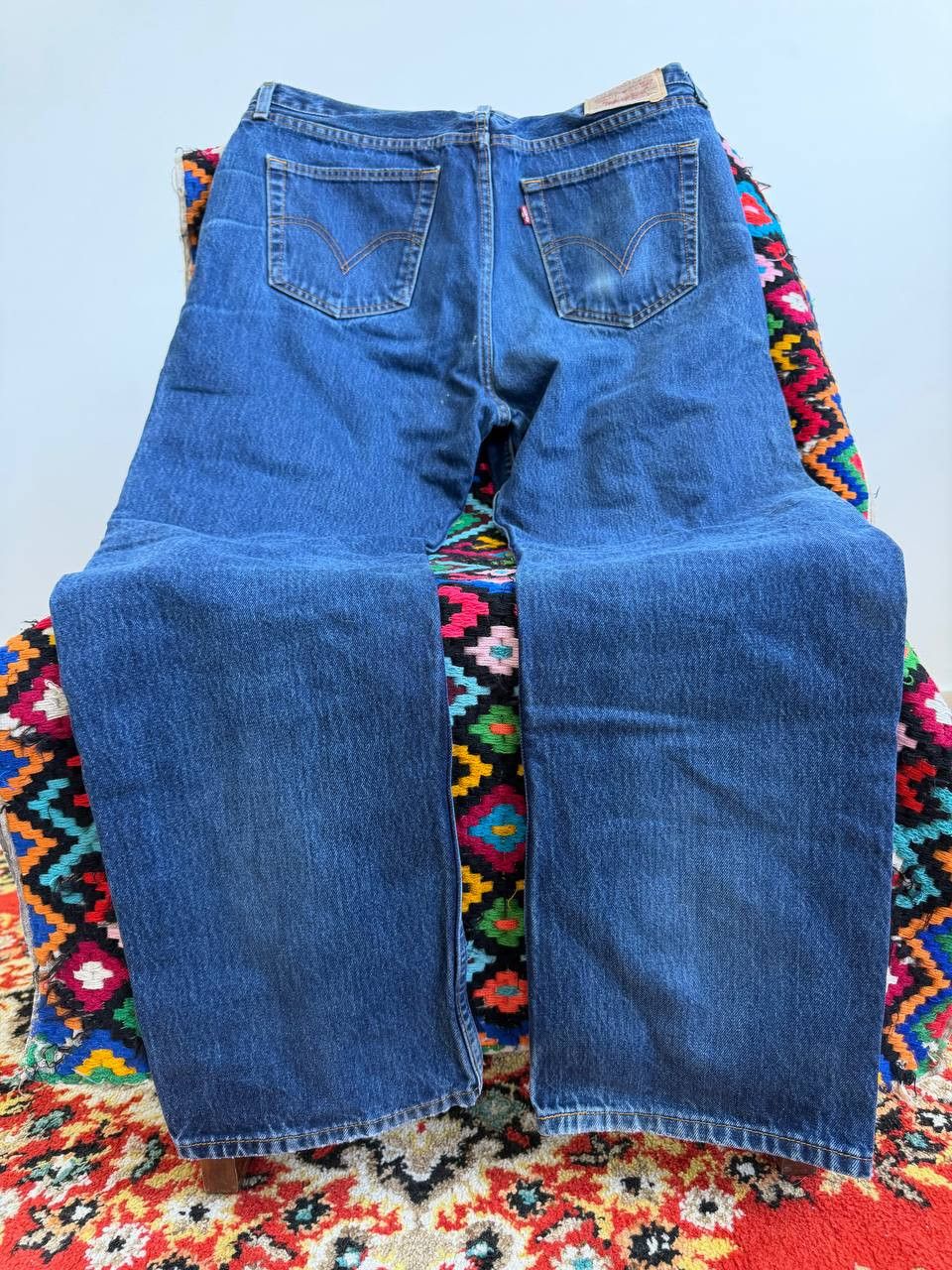 Hedi Slimane 2000s Hedi Slimane Style Washed Faded Denim Jeans Size US 32 / EU 48 - 2 Thumbnail