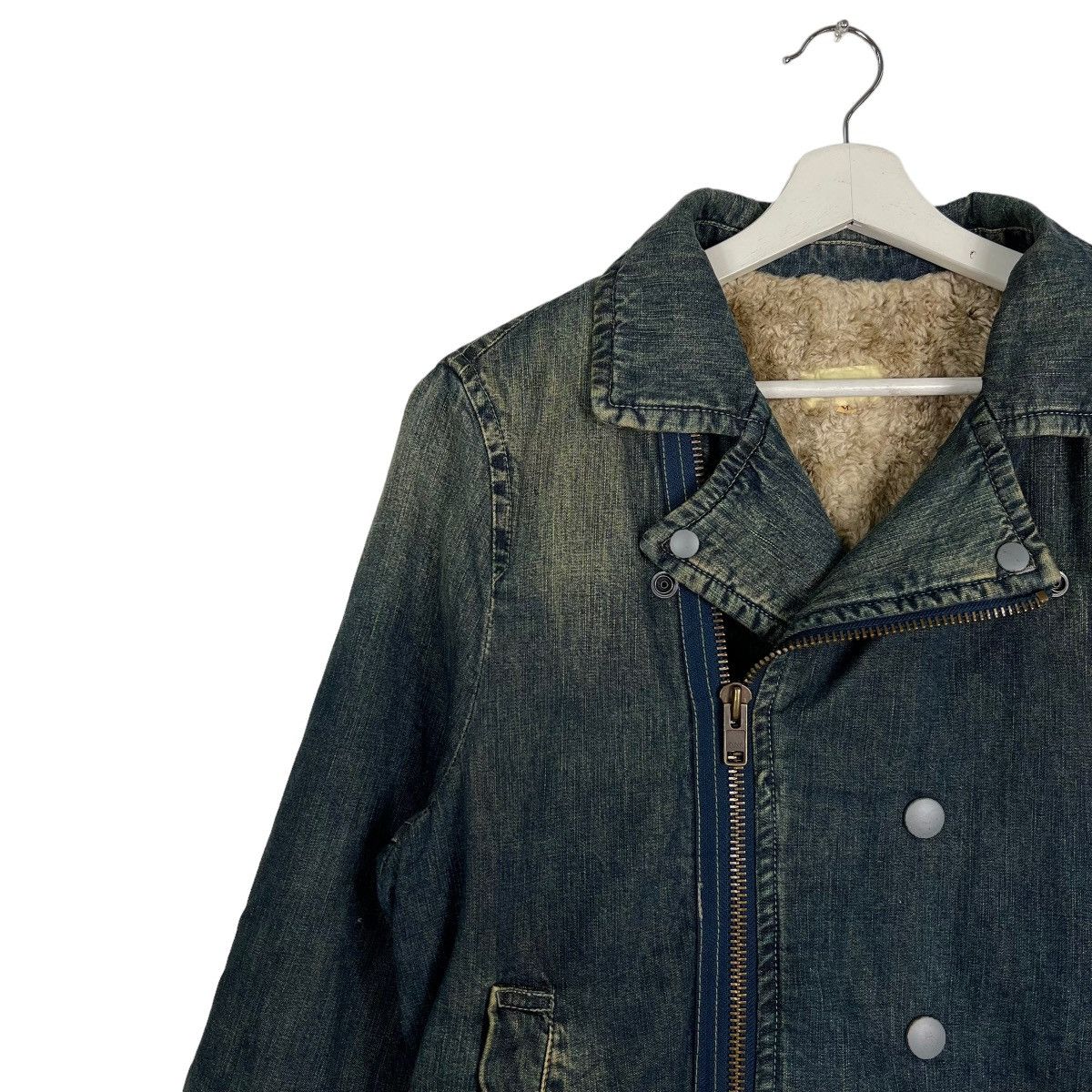 Johnbull 🔥 JOHN BULL DYED BROKEN DENIM JACKET Size US M / EU 48-50 / 2 - 4 Thumbnail