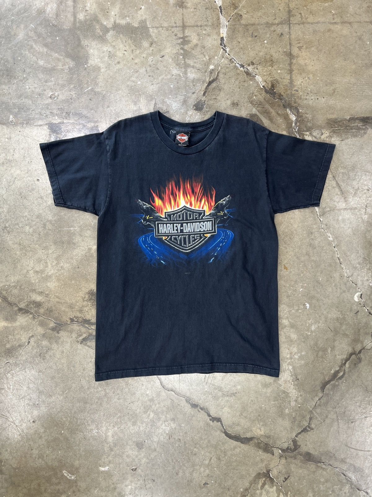 Harley Davidson Vintage 2002 Harley Davidson North Carolina Cape Fear Large Size US L / EU 52-54 / 3 - 2 Thumbnail