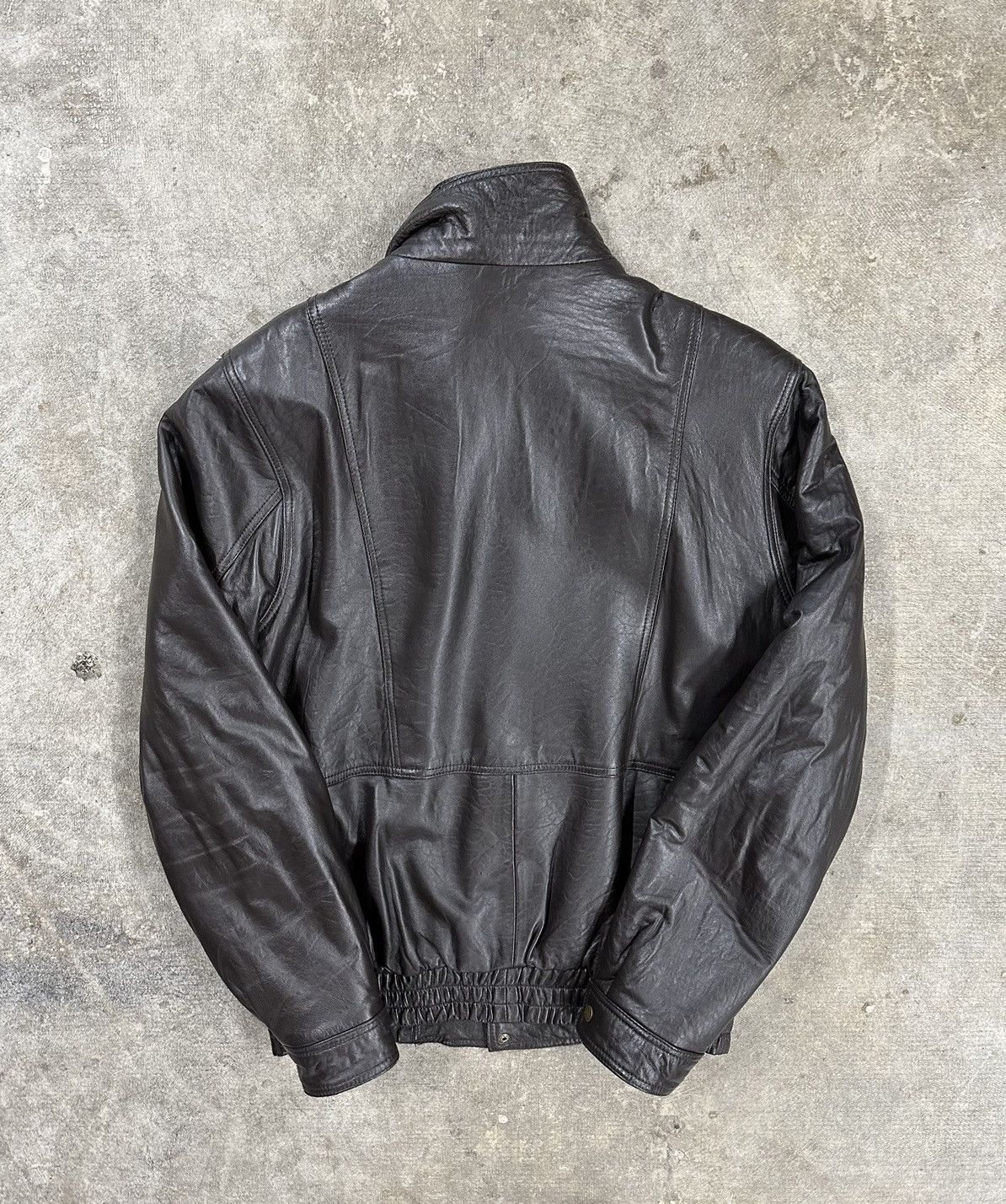 Chaps Ralph Lauren Vintage 90s Chaps Ralph Lauren Brown Leather Jacket Size US M / EU 48-50 / 2 - 2 Thumbnail