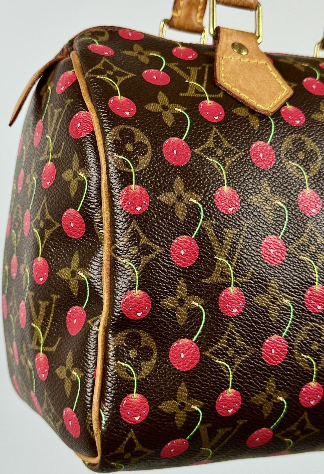 Louis Vuitton × Takashi Murakami Louis Vuitton - Takashi Murakami - SS2005 -Cerises Speedy 25 Size ONE SIZE - 3 Thumbnail