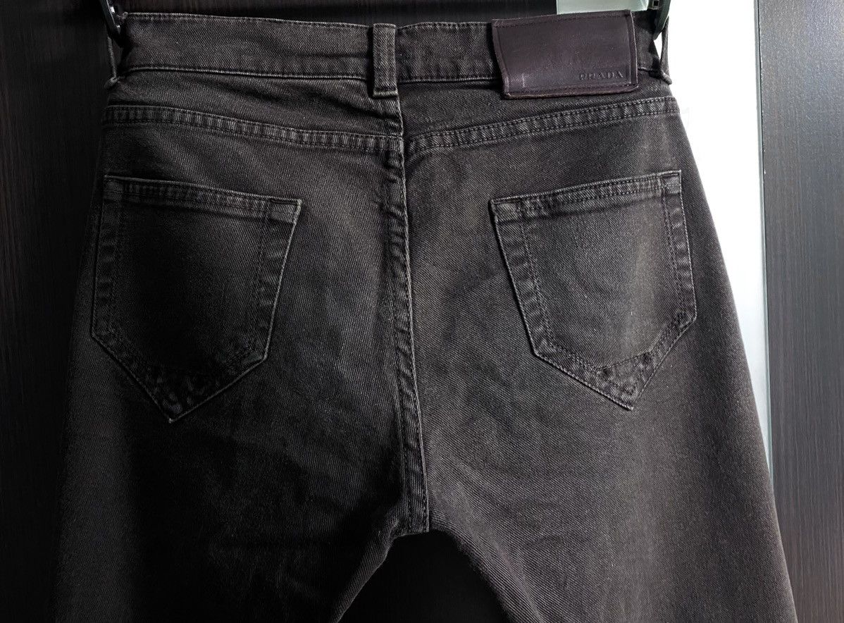 Prada Women’s Prada Linea Rossa Vintage Khaki Cotton Jeans Denim Size 28" / US 6 / IT 42 - 5 Thumbnail