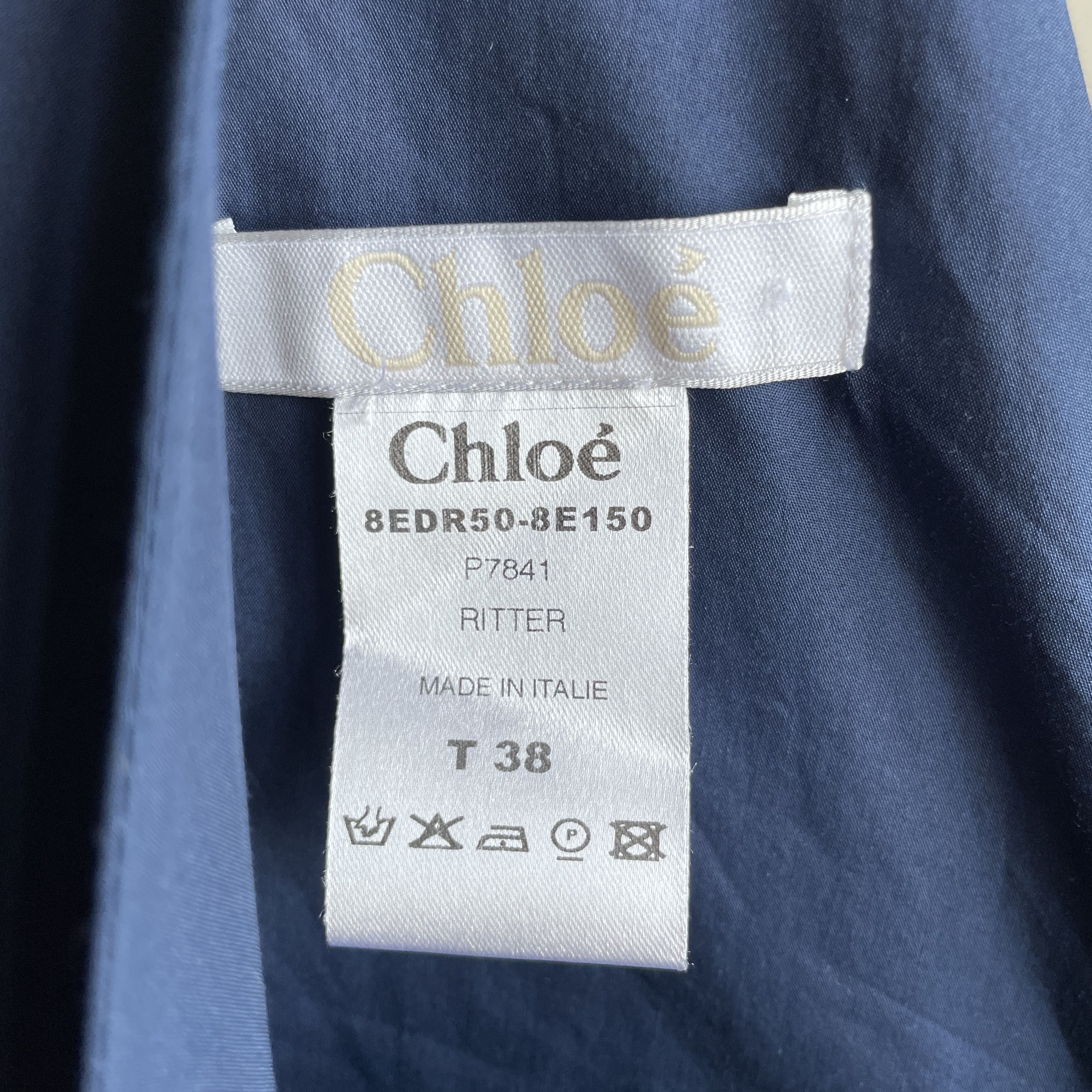Chloe Chloe Ritter Cotton/Silk Sleeveles Tank Dress Size IT 38 Size XS / US 0-2 / IT 36-38 - 7 Thumbnail