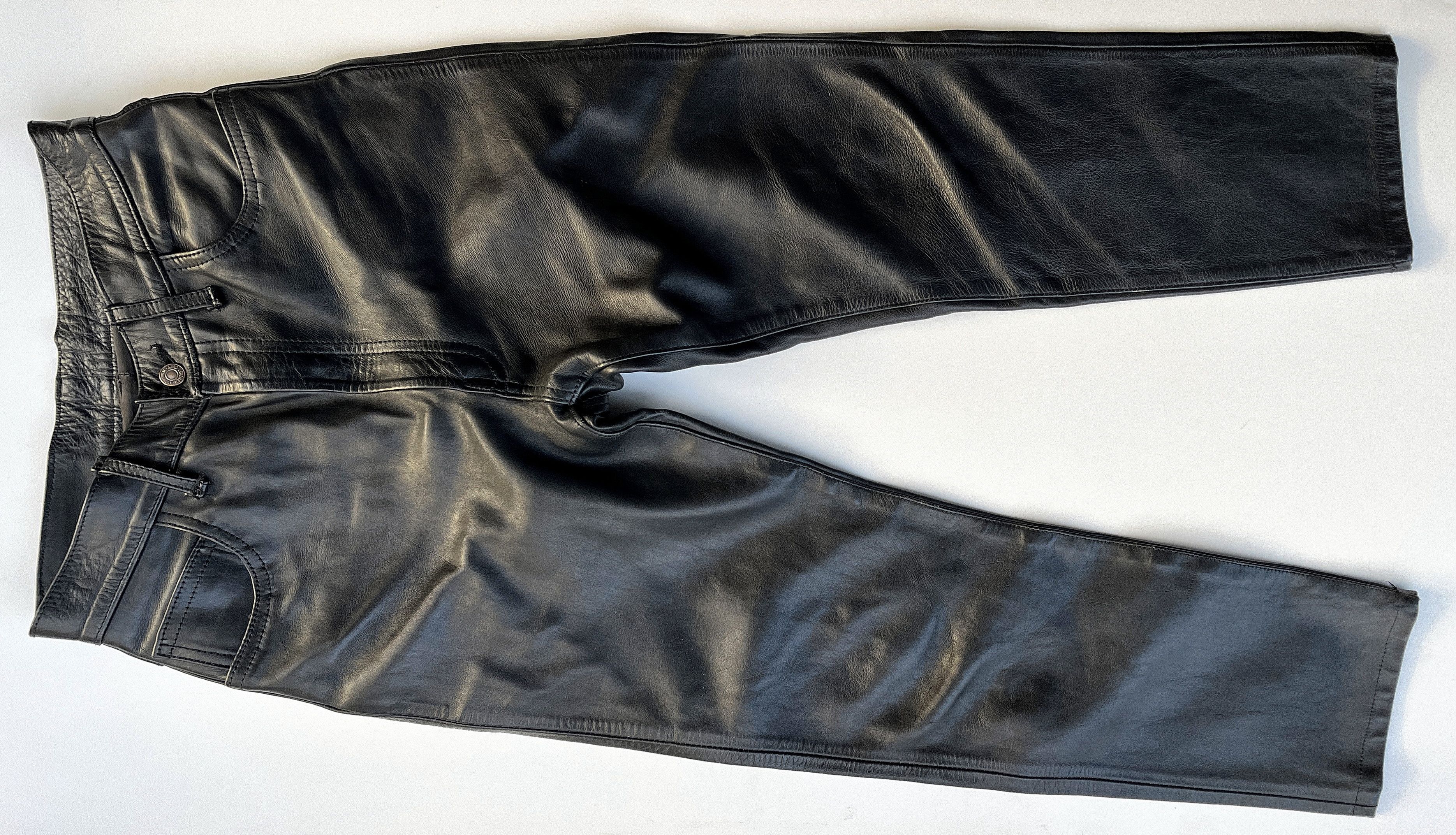Aero Leathers AERO LEATHERS Leather Trousers (Leather Jeans) Size US 31 - 4 Thumbnail