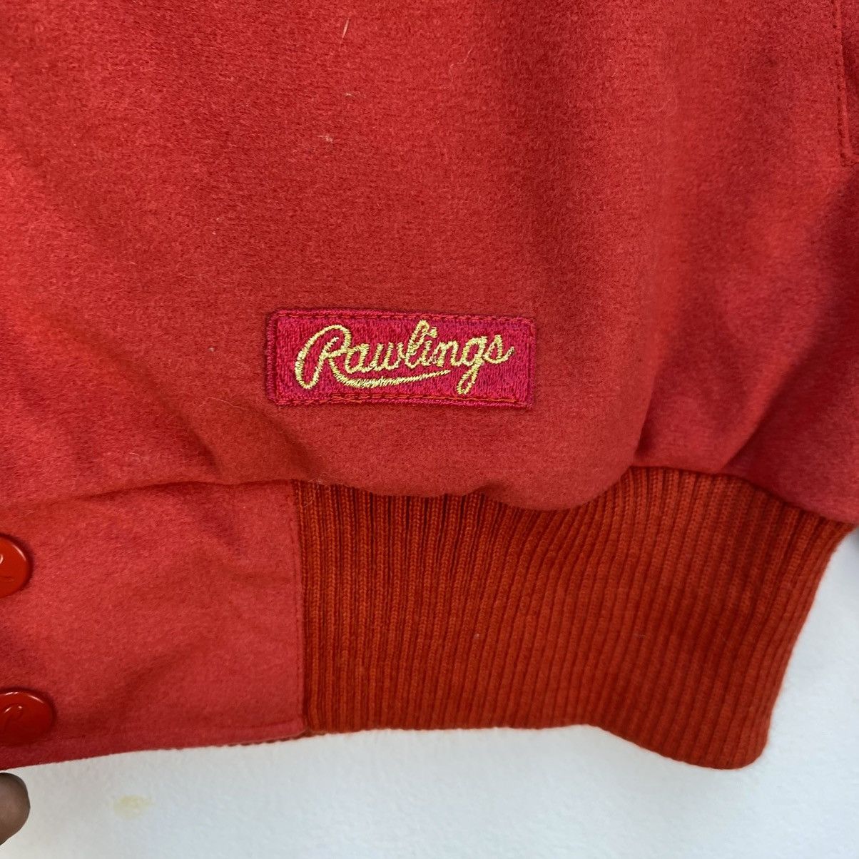 Japanese Brand 💥Vintage Rawling Baseball Bomber Jacket Size US M / EU 48-50 / 2 - 9 Thumbnail