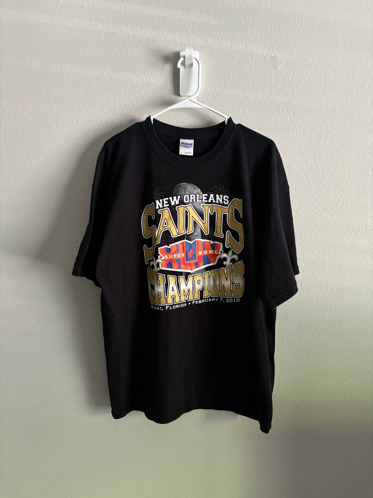 2010 Super Bowl XLIV Champion Saints Shirt