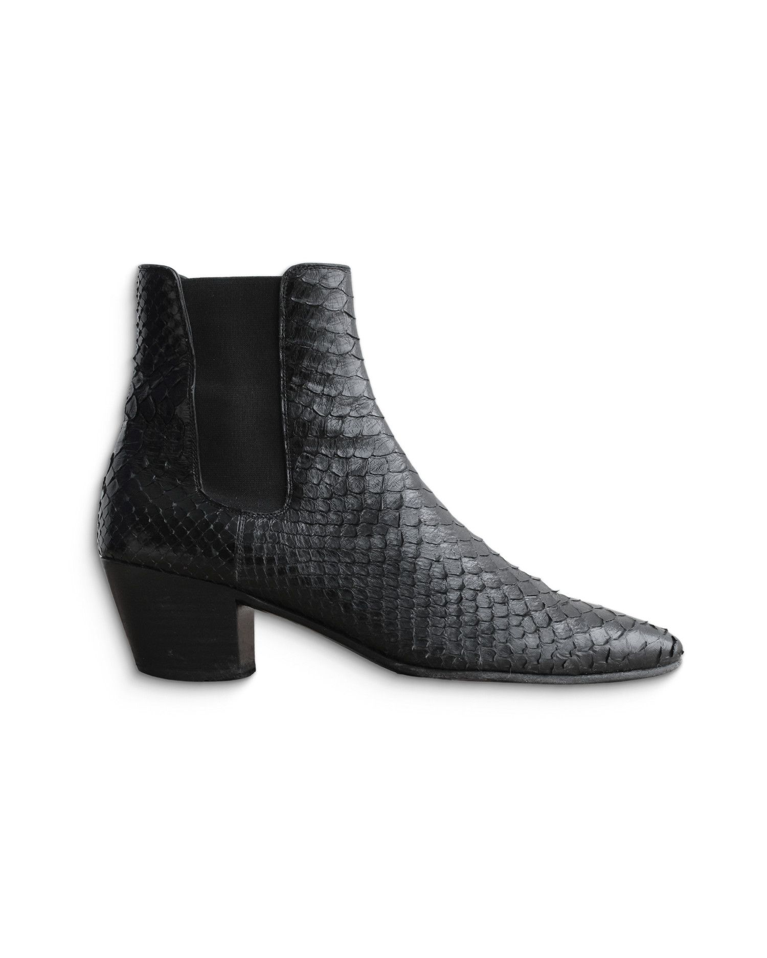 Celine Celine Python Drugstore Chelsea Boots Size US 9 / EU 42 - 2 Thumbnail
