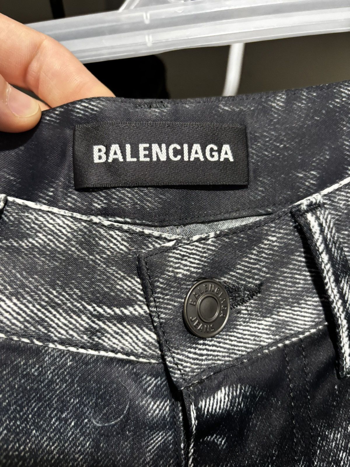 Balenciaga Balenciaga Trompe L’œil Denim Summer20 Size US 32 / EU 48 - 3 Thumbnail