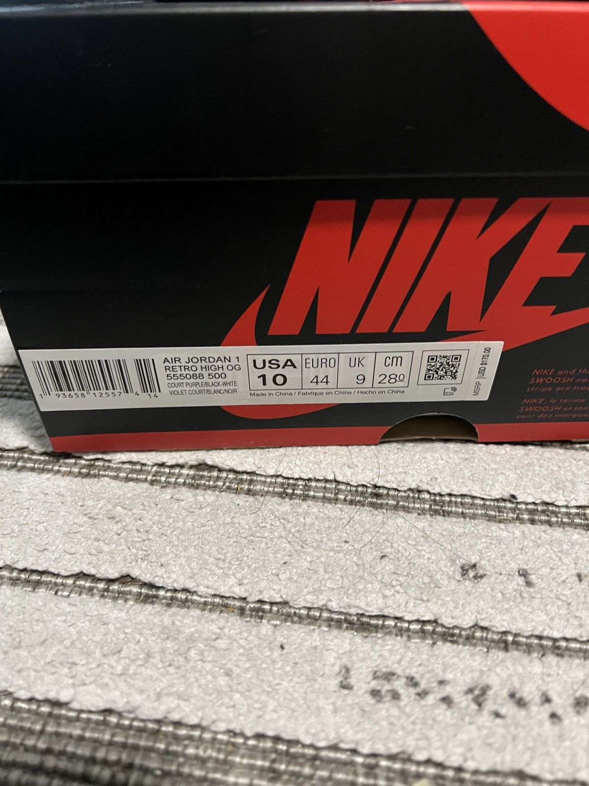 Jordan Brand × Nike Jordan 1 Court purple Size US 10 / EU 43 - 11 Thumbnail