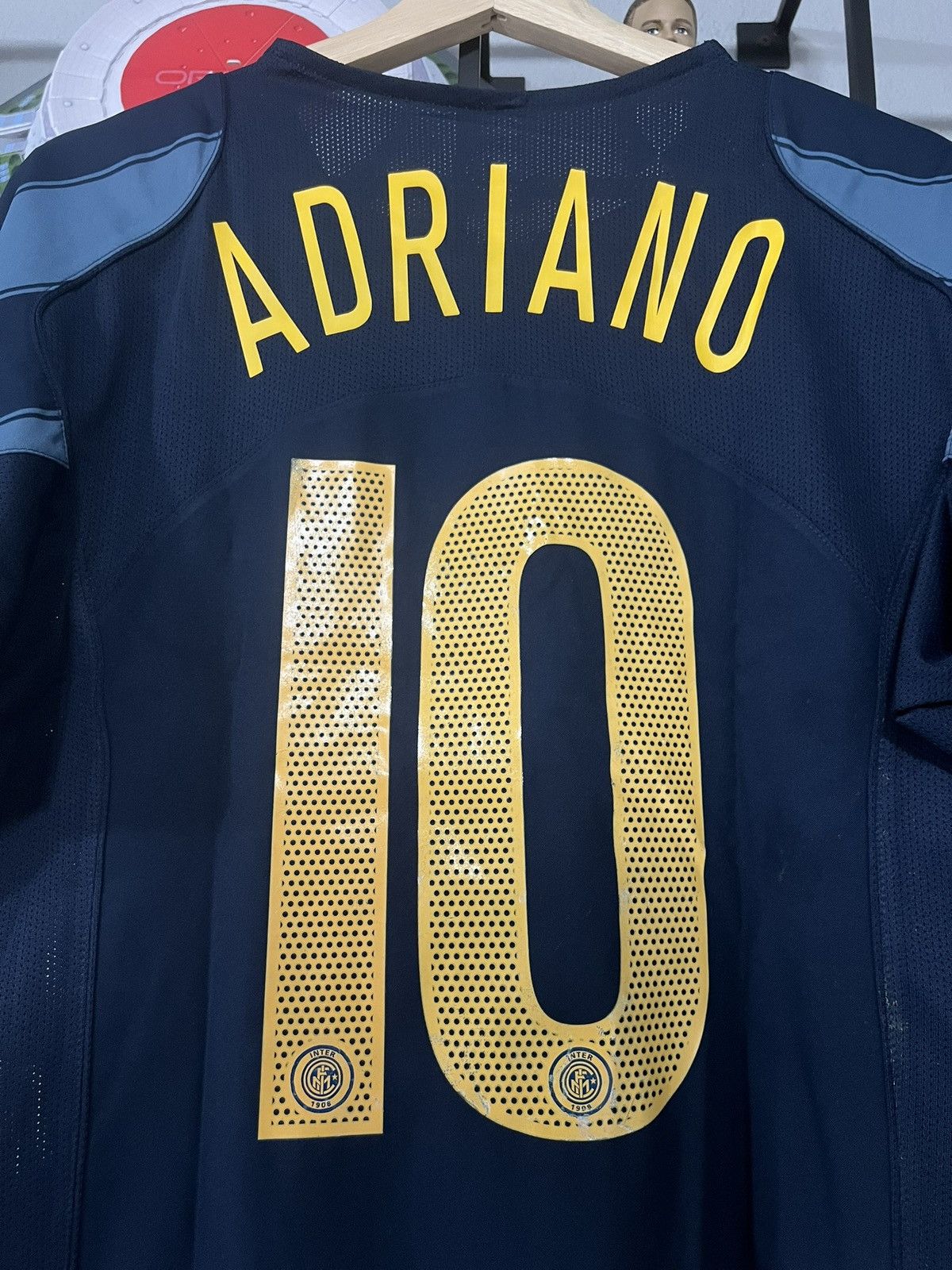 Nike 2004-05 Inter Milan Adriano Third Kit Jersey