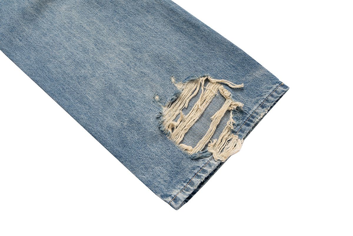 Japanese Brand × Jean High street ripped frayed damage jeans Size US 34 / EU 50 - 10 Thumbnail