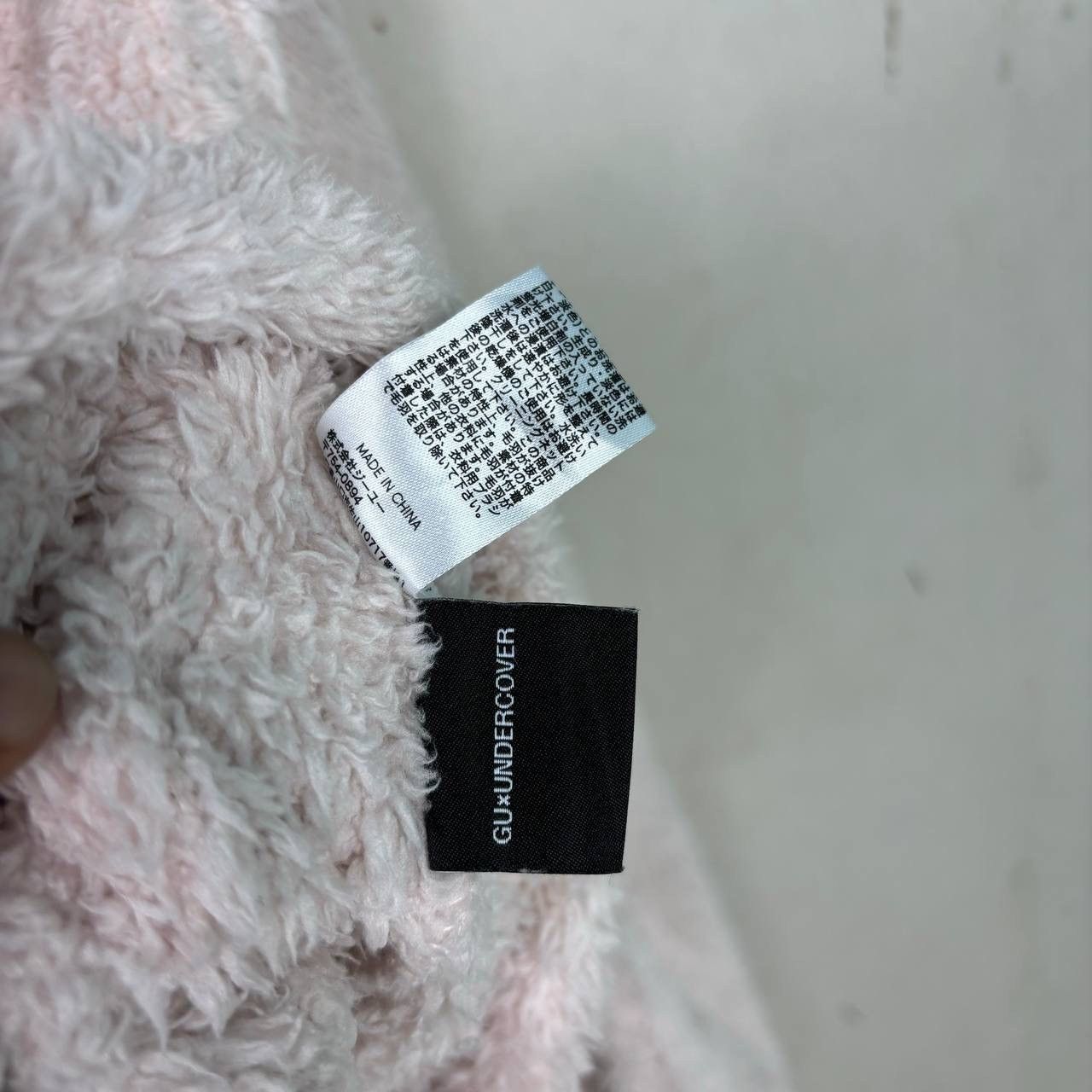 GU × Undercover GU x Undercover Baggy Sherpa Fleece Hoodie Boxy Pink S Size US S / EU 44-46 / 1 - 5 Thumbnail